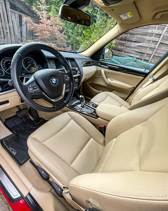 BMW X3 cena 91700 przebieg: 111250, rok produkcji 2016 z Lublin małe 56